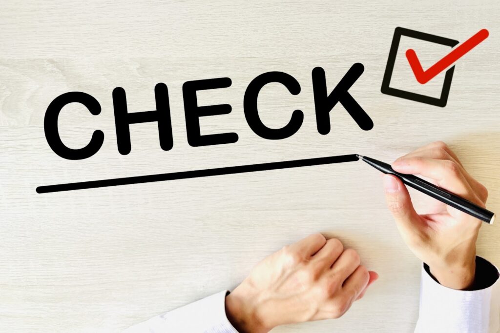 チェックポイント